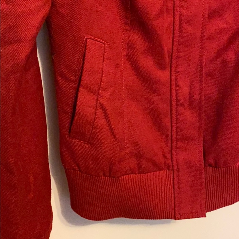 Red fall jacket - Picture 4 of 4